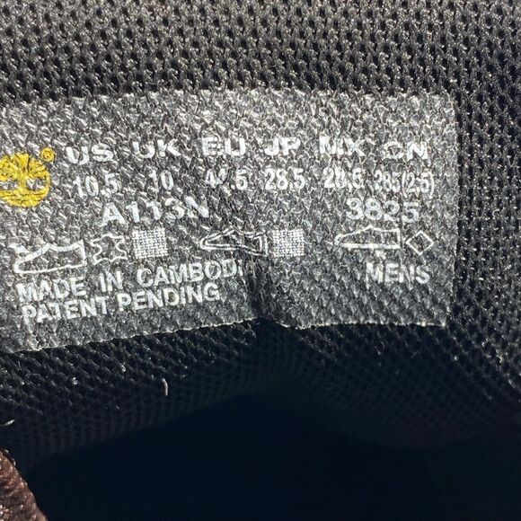 Timberland men’s dark brown leather lace up Chukka boots size 10,5 A113N - Picture 5 of 7